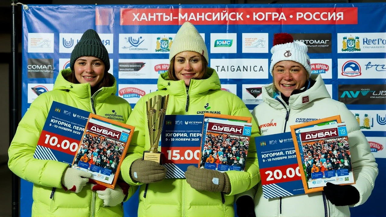 Алена Баранова из Ленобласти выиграла спринт на «Югории. Первый снег — 2025»