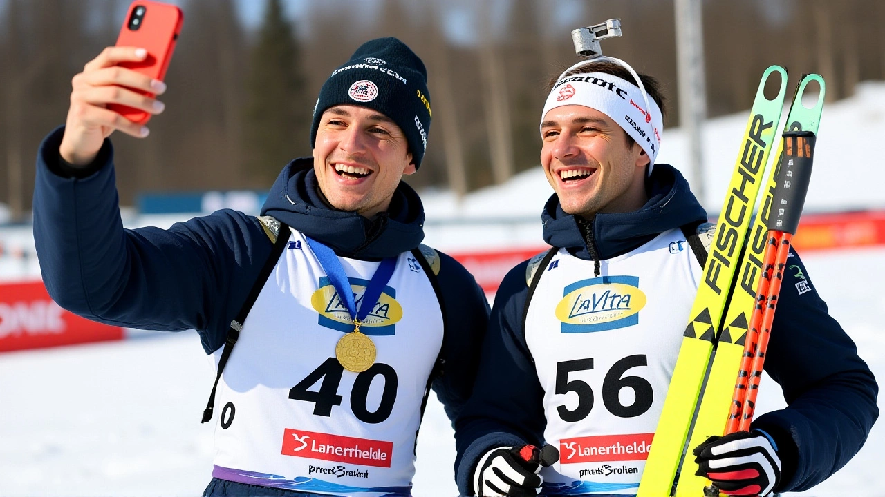 Эрик Перро выиграл масс-старт в Гейло и укрепил лидерство Франции в биатлоне перед стартом Кубка мира