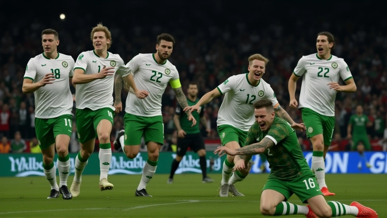 Ирландия вырвала победу на 96-й минуте: Парротт хет-триком выбил Венгрию из борьбы за ЧМ-2026