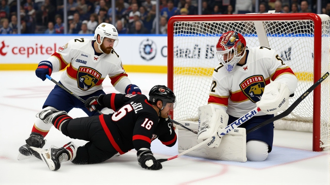 Райнхарт хвалил Тарасова: российский вратарь спас «Флориду» от поражения от «Вашингтона»