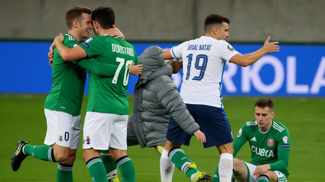 Северная Ирландия разгромила Словакию 2:0 и вышла на первое место в группе ЧМ-2026